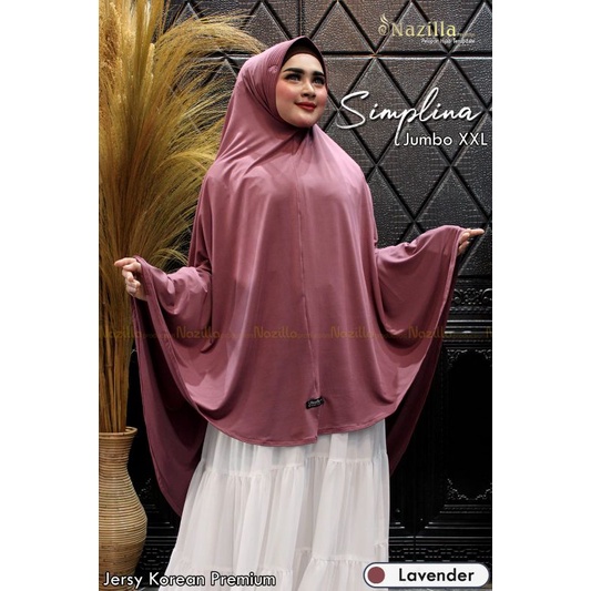 Jilbab Khimar Instan Syari Simplina Jumbo Ori Nazilla