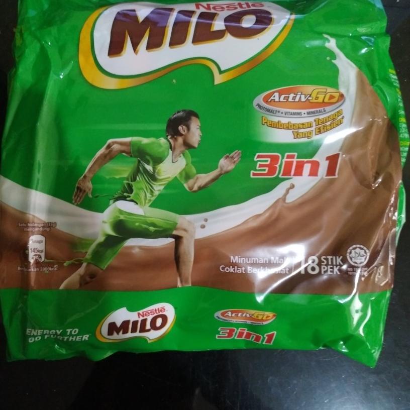 

Recomend Nestle Milo 3 in 1 Activ-Go 18 Stik Pek / Milo Stick Malaysia / Milo .,