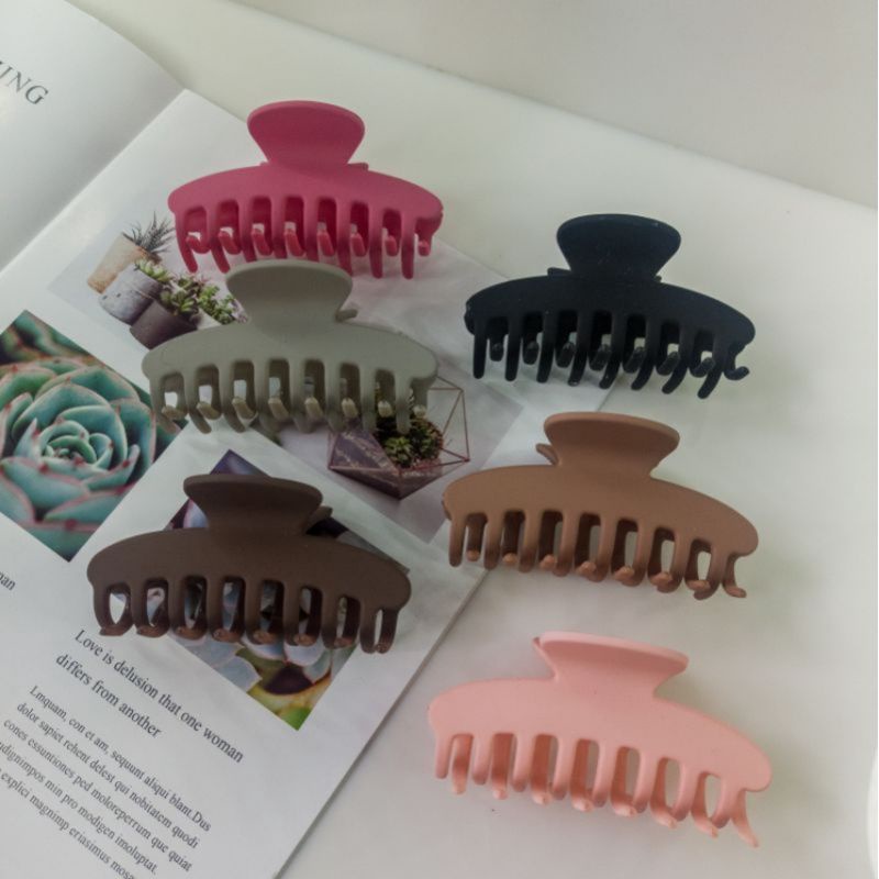 Jepit Rambut Salon Jumbo Pagar Doff Jepitan Rambut Wanita Aksesoris