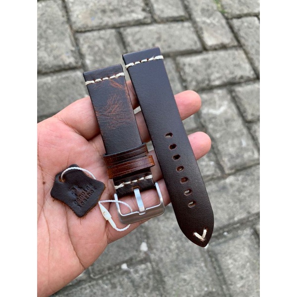 Strap Tali Jam Tangan Kulit Genuine lether produk Import