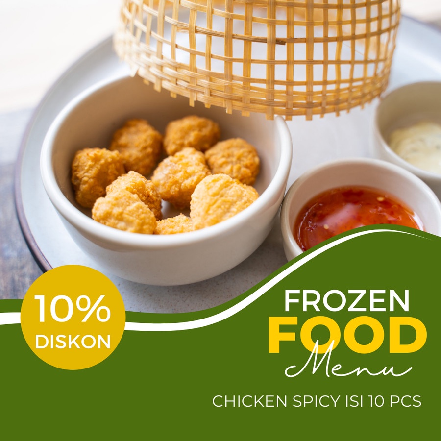 

Chicken Spicy Frozen Premium Isi 10 pcs Arshaka Food
