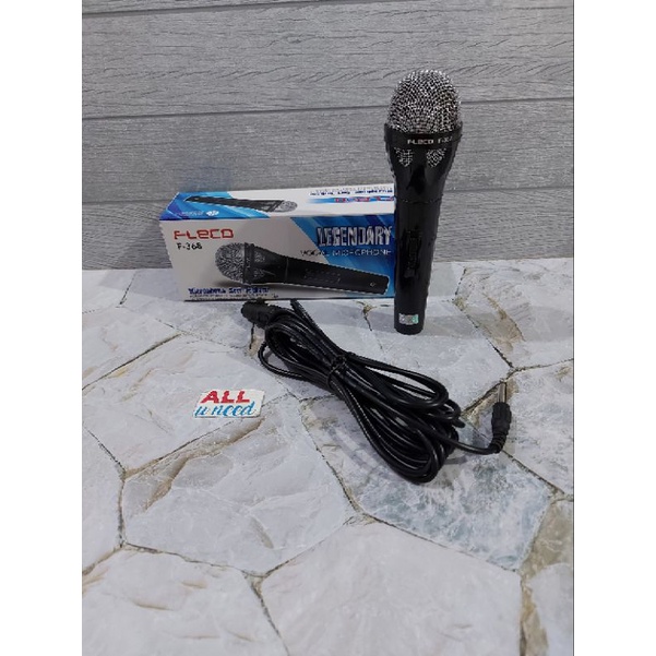 Mic Mik Kabel Fleco Microphone Kabel Karaoke Fleco F 368 ORIGINAL