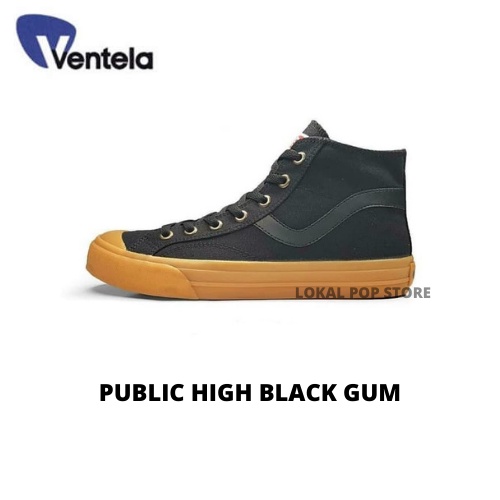 Ventela Public High Black Gum / Ventela Shoes Original
