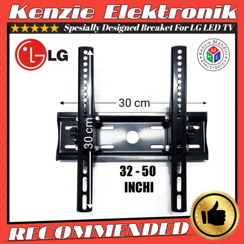 Bracket/Braket/Breket TV LG LCD/LED/UHD 32,40,43,45,49,50 Inchi