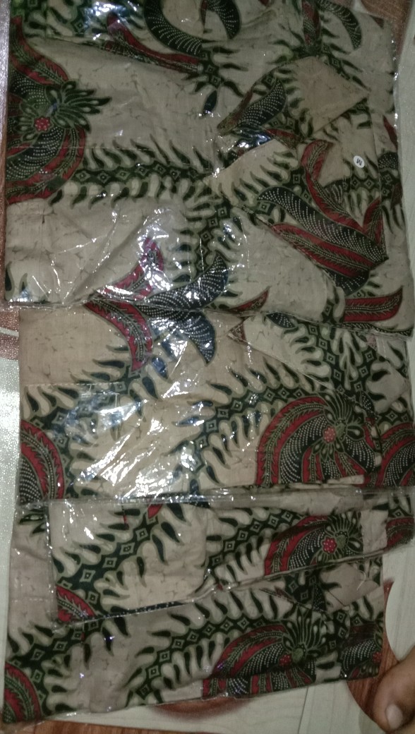 Size M L Xl Xxl Bswart Batik Hrb026 Kenongo Hem Pendek Padi Pekalongan M L Xl Batik Pria Murahl