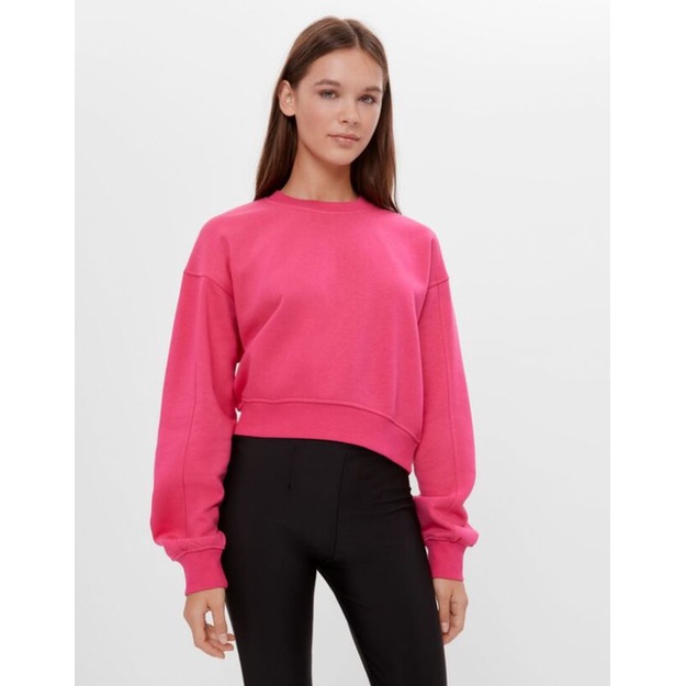Long Sleeve Sweater Sweatshirt Wanita Bershka Original BEST SELLER