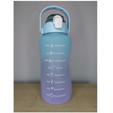 SB168 Botol Minum 2 Liter Motivasi Penanda Waktu / Botol Minum 2000ML Kapasitas Besar