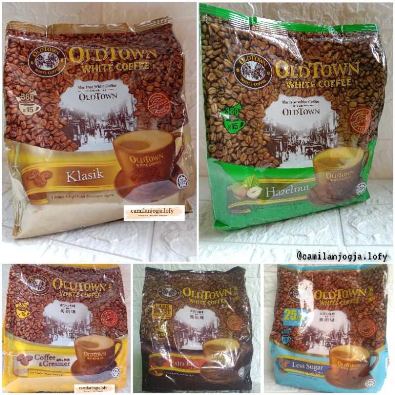 

OLD TOWN WHITE COFFEE MALAYSIA / oldtown white Coffee hazelnut / Less sugar / Creamer