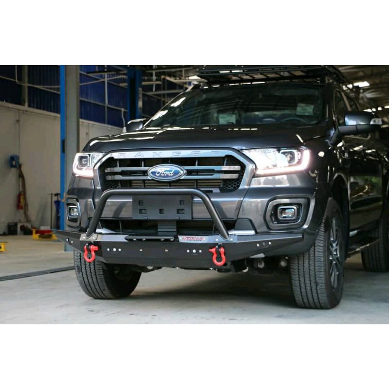 bemper/towing depan pajero