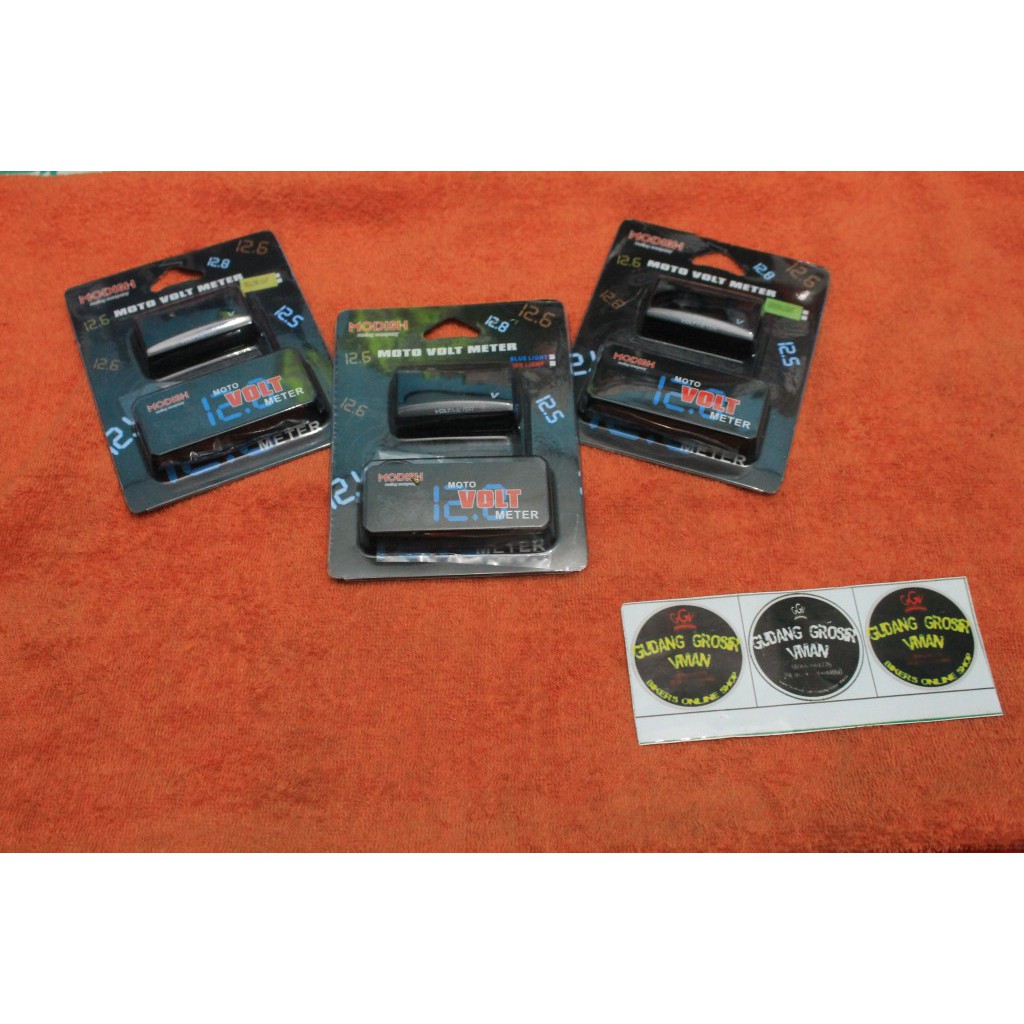 VoltMeter Accu/aki , Voltase Tegangan ACCU / Aki New Model