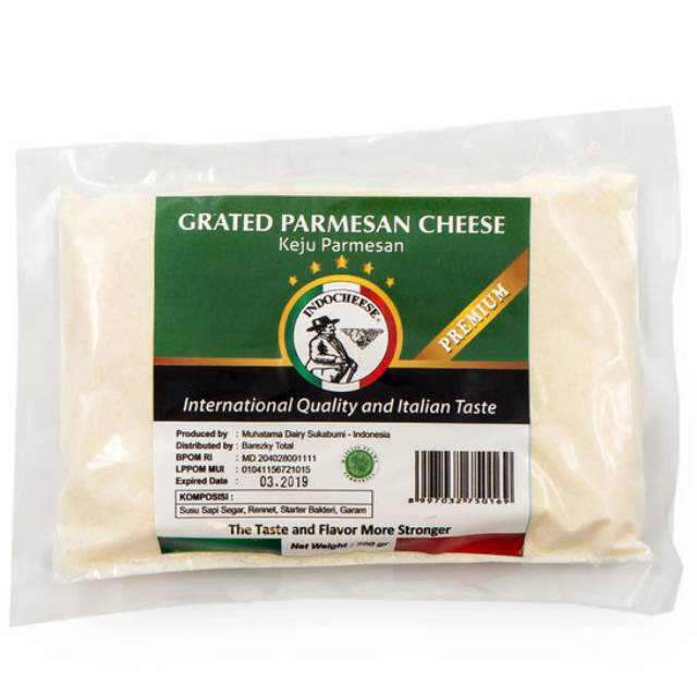 

KEJU GRATED PARMESAN PREMIUM CHEESE 200GRAM