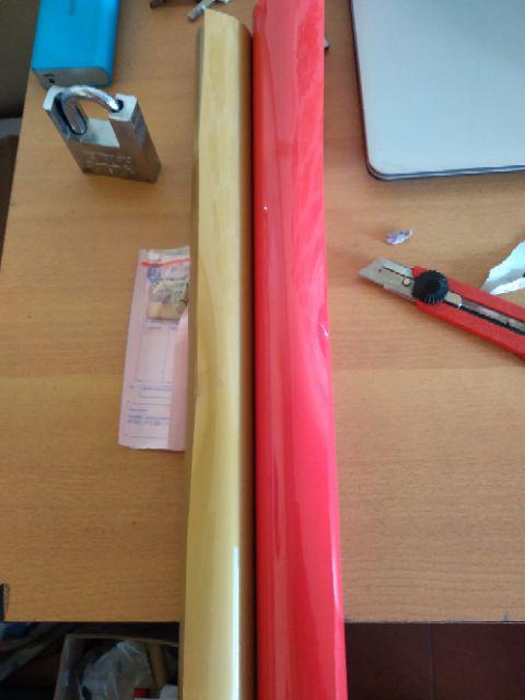 Bahan Sablon Polyflex Korea Rhino Pvc Red