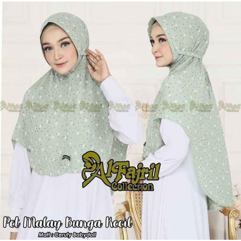 BERGO PED PLISKET MOTIF BUNGA KECIL/PLISKET ALFAJRIL