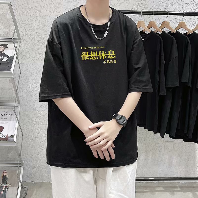 T-SHIRT FASHION EDITING 2022 TERBARu PRIA DAN WANITA LENGAN PENDEK,KATUN 100%