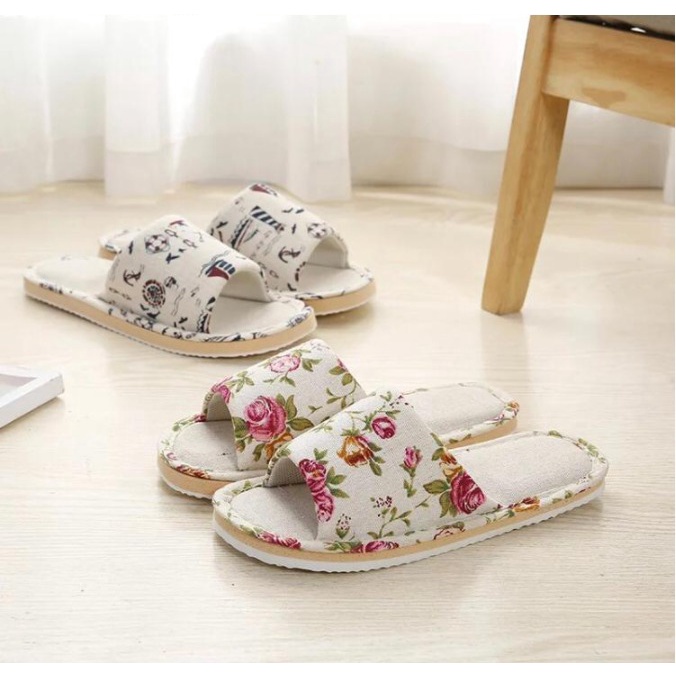 Sandal Rumah Hotel EMPUK Nyaman Modis Lembut Motif Gambar Slipper SP03