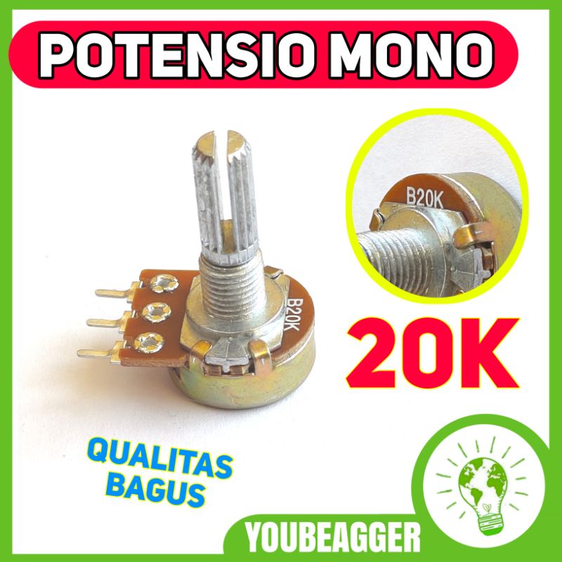 Potensio 20k mono