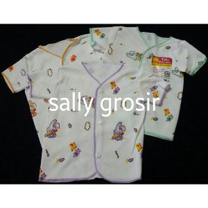Dijual tiga baju pendek baby newborn Tara Diskon