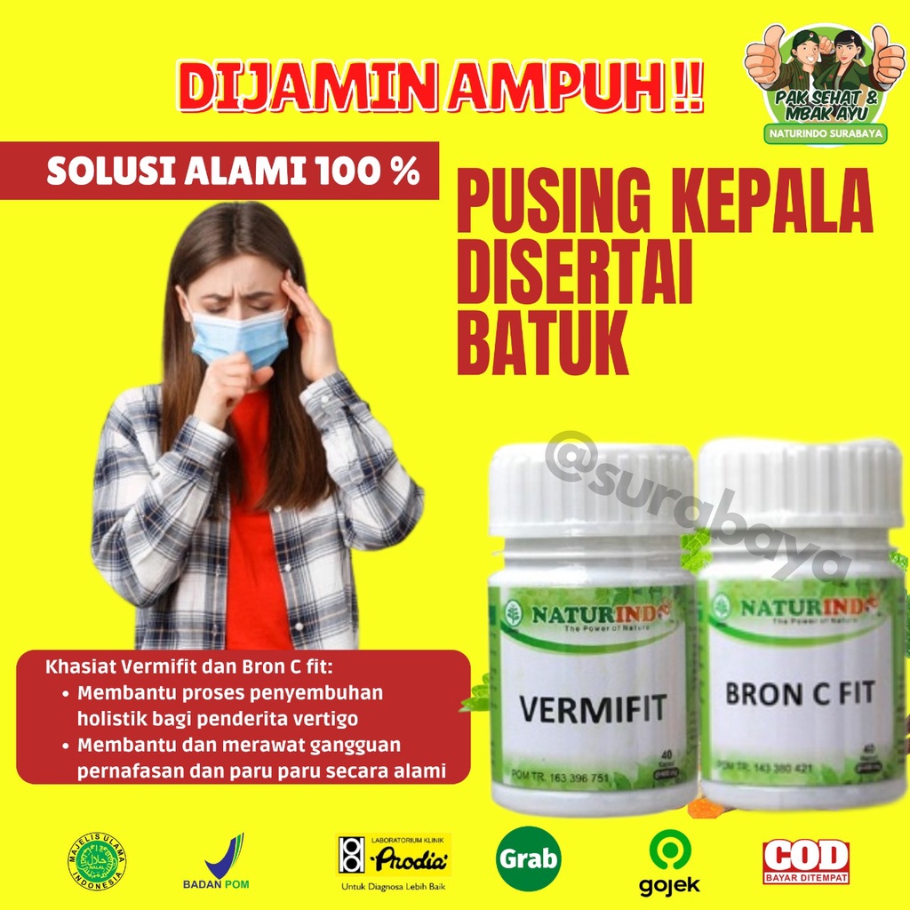 Obat Herbal Sakit Kepala Ampuh Obat Vertigo Alami Migrain Herbal Obat Migrain Ampuh Jamu Sakit Kepala Sebelah Obat Mumet Pusing berputar Tradisional Ampuh Obat sakit kepala vertigo migrain pusing berputar menahun migren sebelah VERMIFIT NATURINDO Surabaya-PUSING DISERTAIBATUK