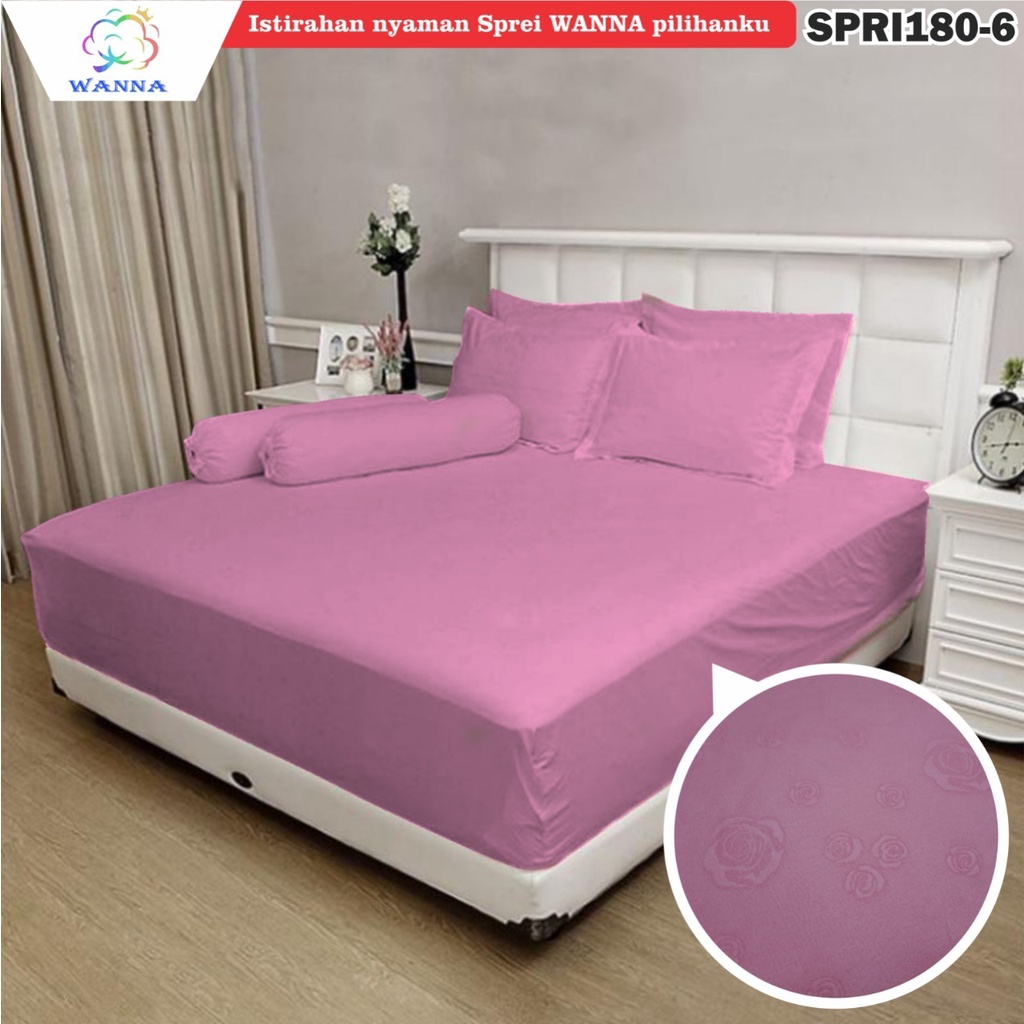 DISKON !! Sprai Polos Embos Sprei ukuran 180x200cm Seprei Halus Adem Tidak Luntur Sprei Ori TIDAK PANAS