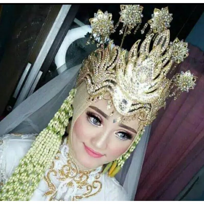 Siger Sunda Cumi + 7 Mentul + Kalung Pengantin Putri