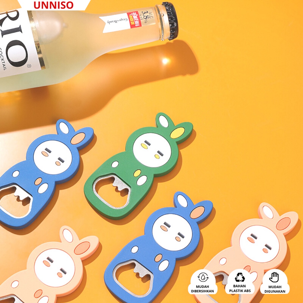 UNNISO -Pembuka Botol Bir Karakter Lucu Bottle Opener Stainless Steel BO1
