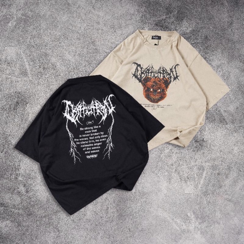 Kaos Oversize Distro Motif