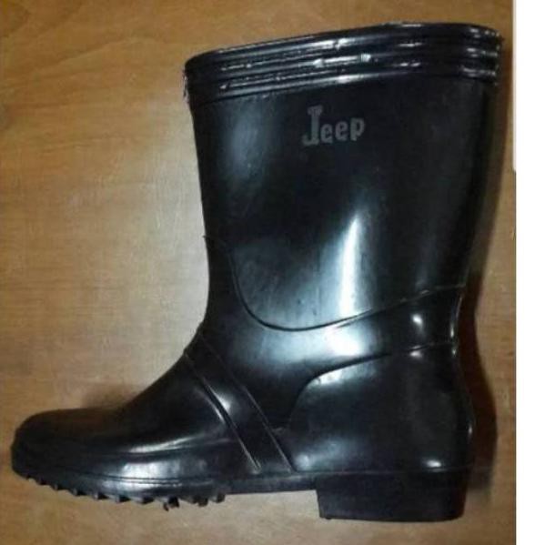 Menarik.. Sepatu boot bot Jeep pendek Hitam Hijau proyek karet anti air sepatu bot pria wanita