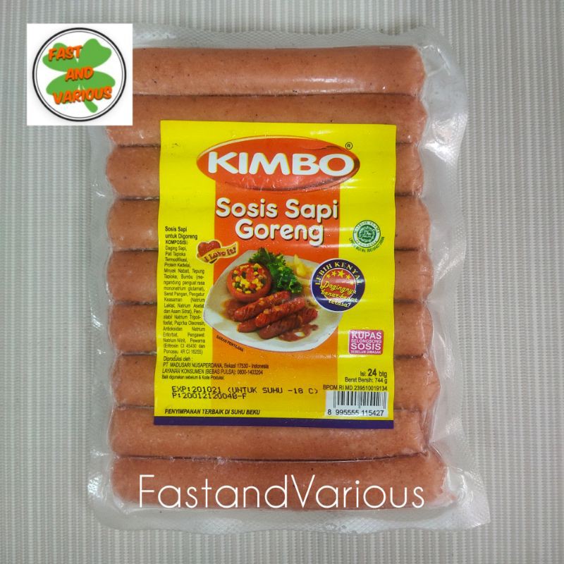 Kimbo Sosis Sapi Goreng isi 24 | Shopee Indonesia