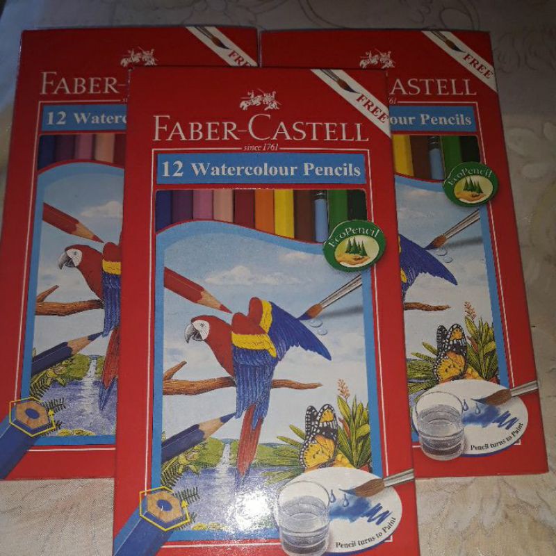 

Pensil warna Faber Castell 12 warna