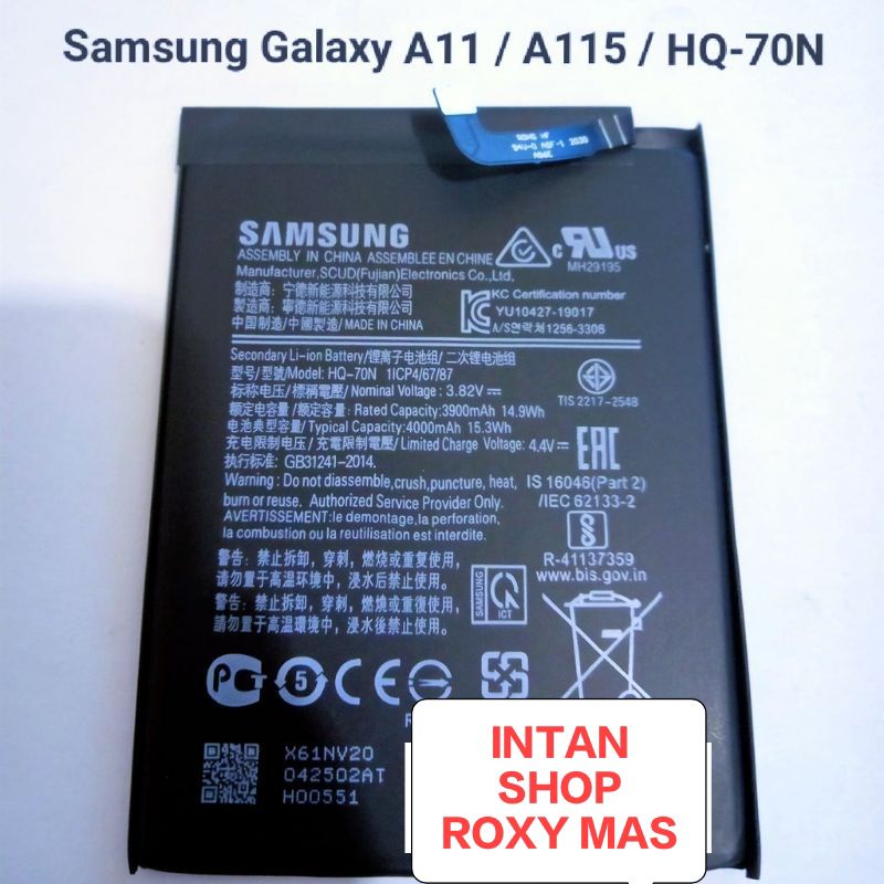 Baterai Samsung Galaxy HQ-70N A11 Original Terlaris - Samsung A11