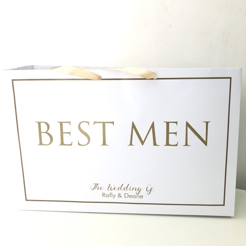 

Paper Bag Groomsman / Bridesmaid 35x23x10 cm
