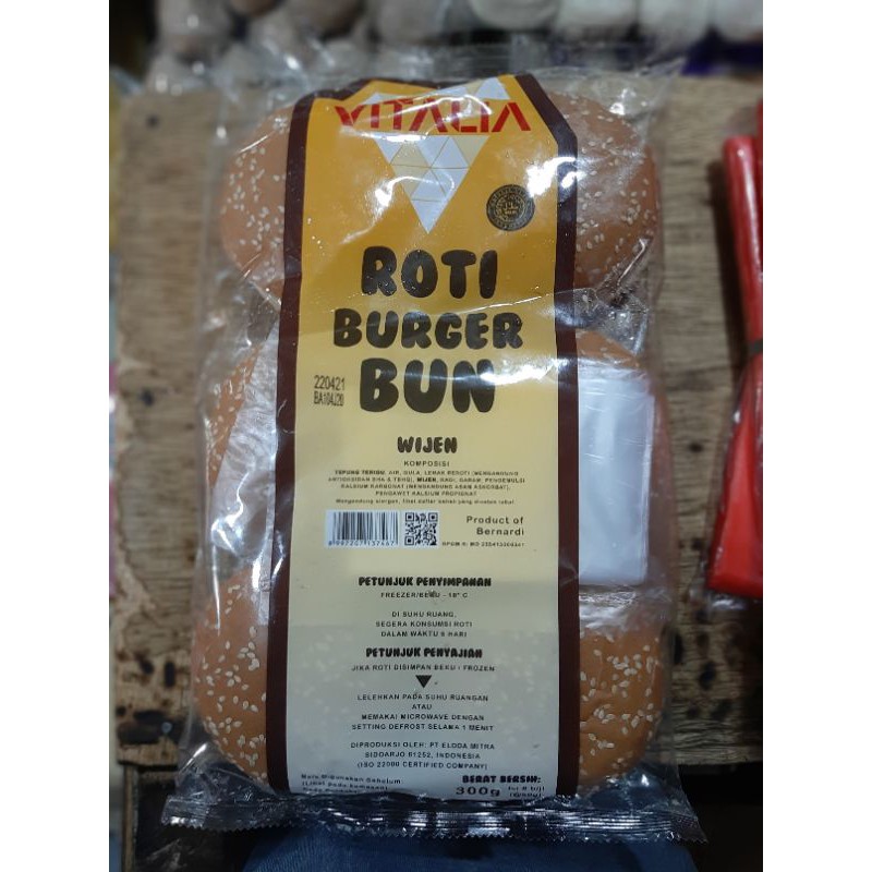 

Roti Burger Vitalia bernardi isi 6