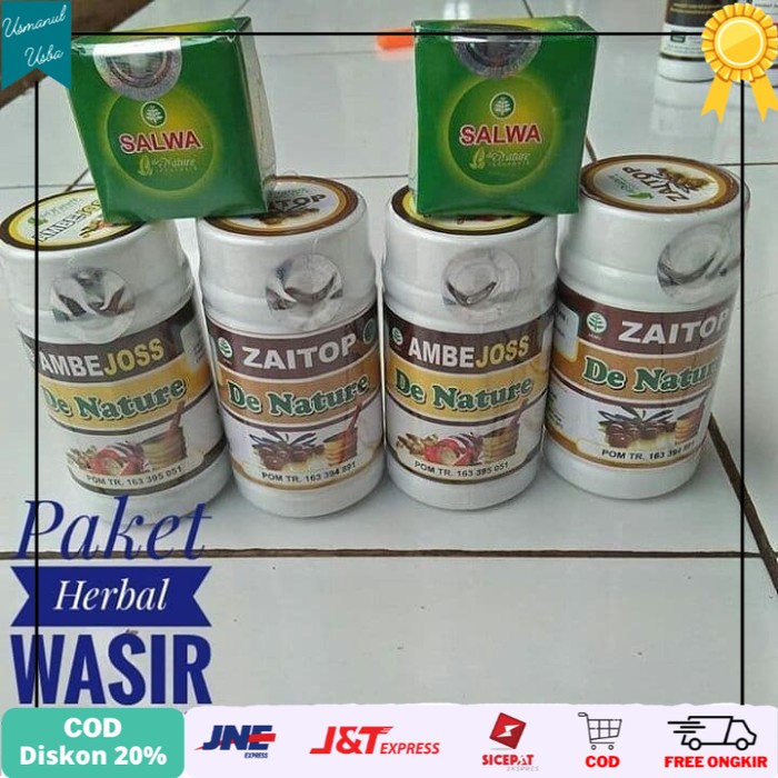 

◾COD◾ Obat Untuk Penyakit Wasir Ambeien Ambejoss & Zaitop Herbal De Nature.