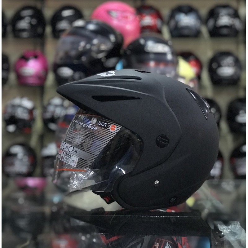 HELM INK CX22 ORIGINAL BLACK DOFF ~ HELM INK ORI HITAM DOFF