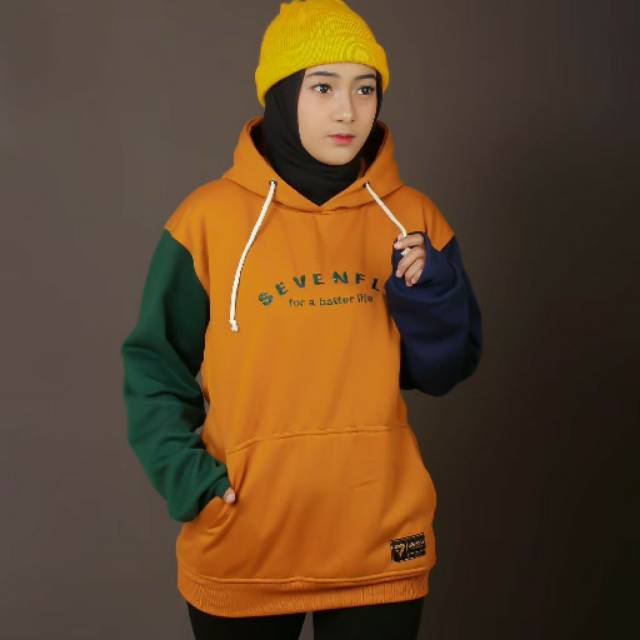 Hoodie sweater unisex pria wanita sweater tebal hangat