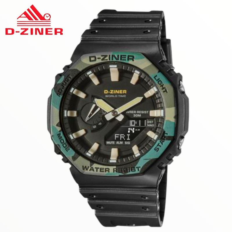 New Jam Tangan Pria D-Ziner-2100 free box