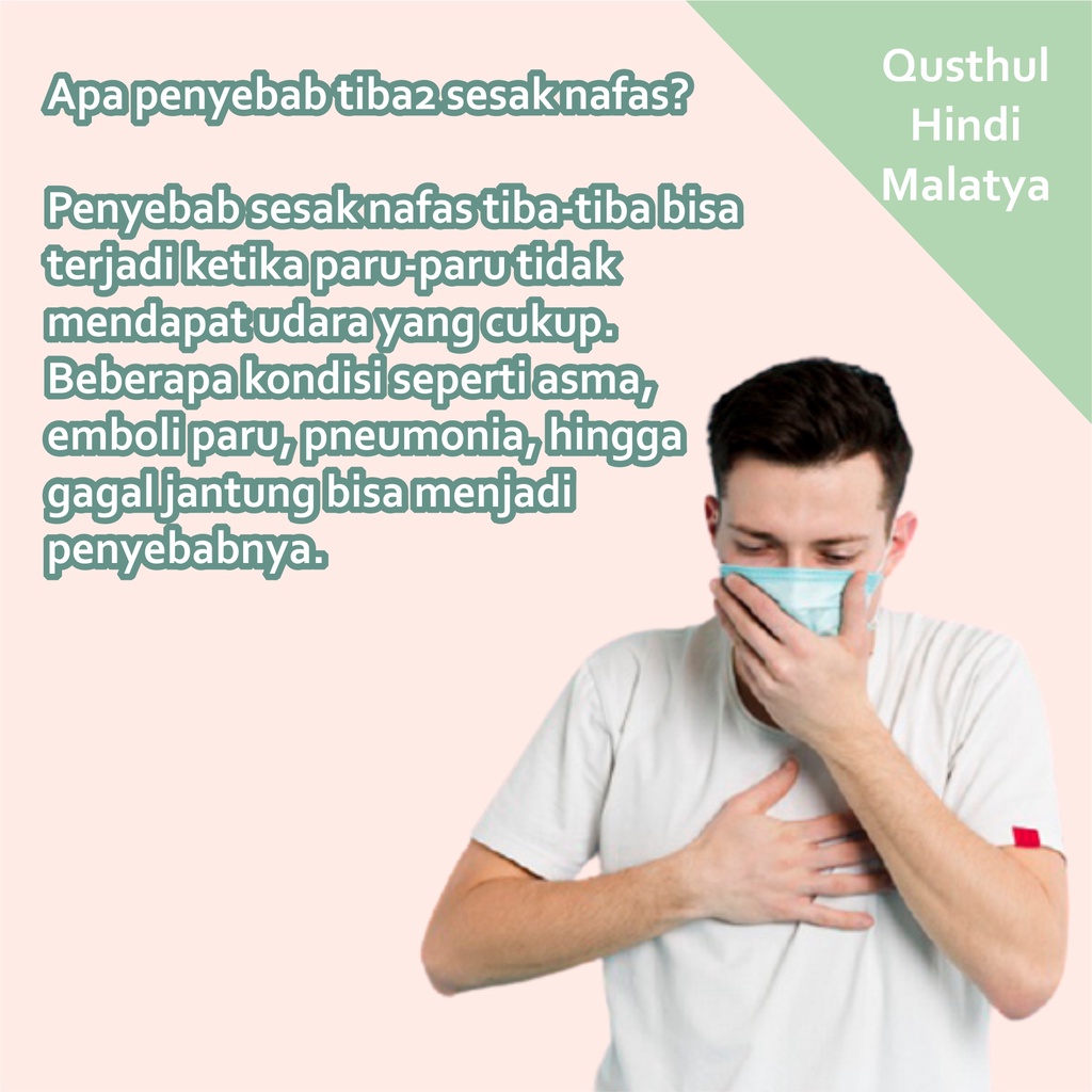 Obat Herbal Sesak Nafas Asma Batuk Gurah Paru-Paru Nafas Sesak Batuk Gangguan Pernafasan Bronkitis Qusthul Hindi-3
