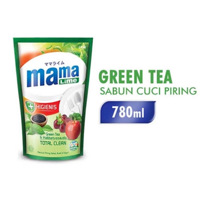 MAMA LEMON 780ml GREEN TEA