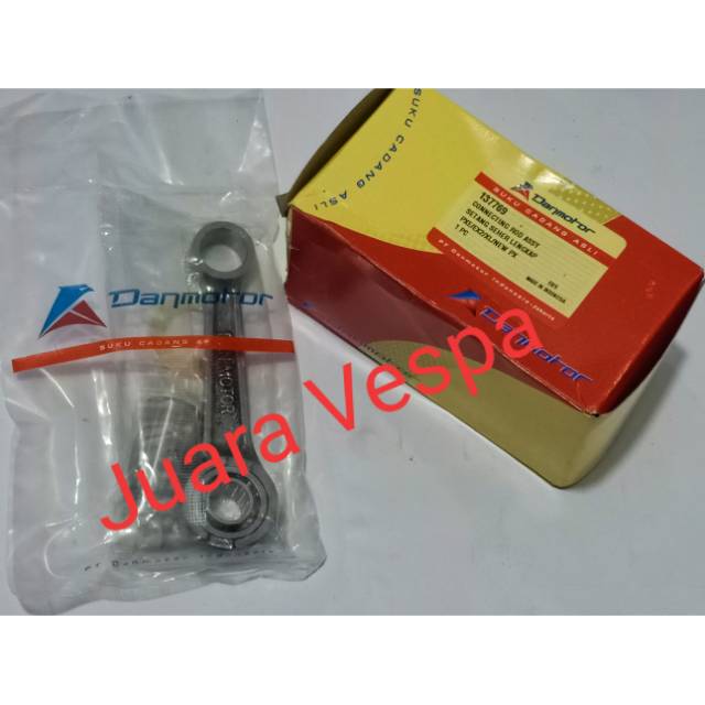 Stang Piston Setang Seher Vespa Px  Lengkap Danmotor
