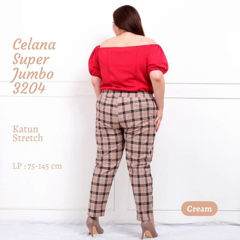 Celana Kotak Stretch Super Jumbo 3204,5XL