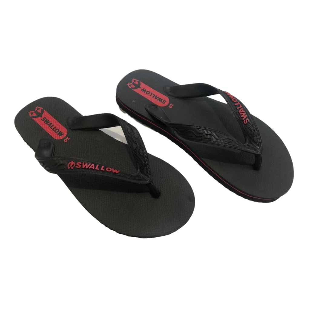 SANDAL JEPIT BY SWALLOW BLACK PEARL M - 02-10 MERAH 38 / 39