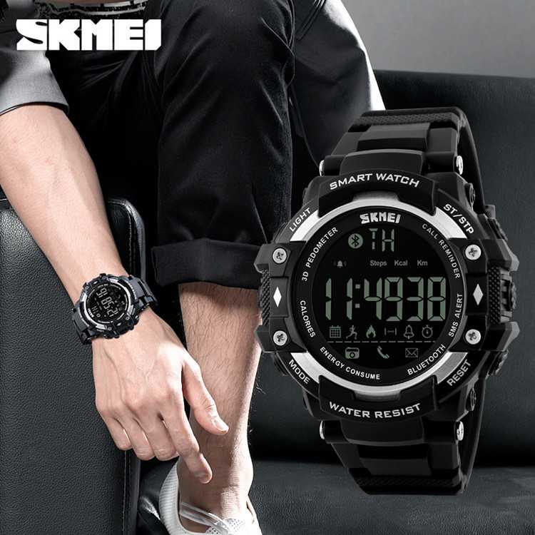 PRODUK ORI SKMEI Jam Tangan Olahraga Smartwatch Bluetooth - DG1226 BL