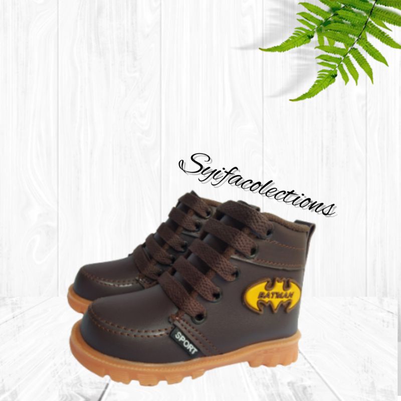 SEPATU ANAK LAKi LAKi MODEL BOT DOCMART USIA 1 sampai 8 tahun