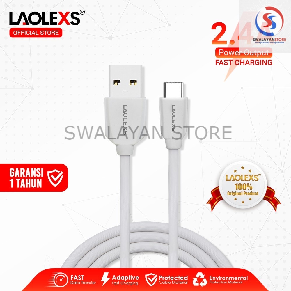 Charger Kabel Data / Kabel Charging LC-02 Fast Charging 2.4A ORIGINAL (Garansi Resmi 12 Bulan)