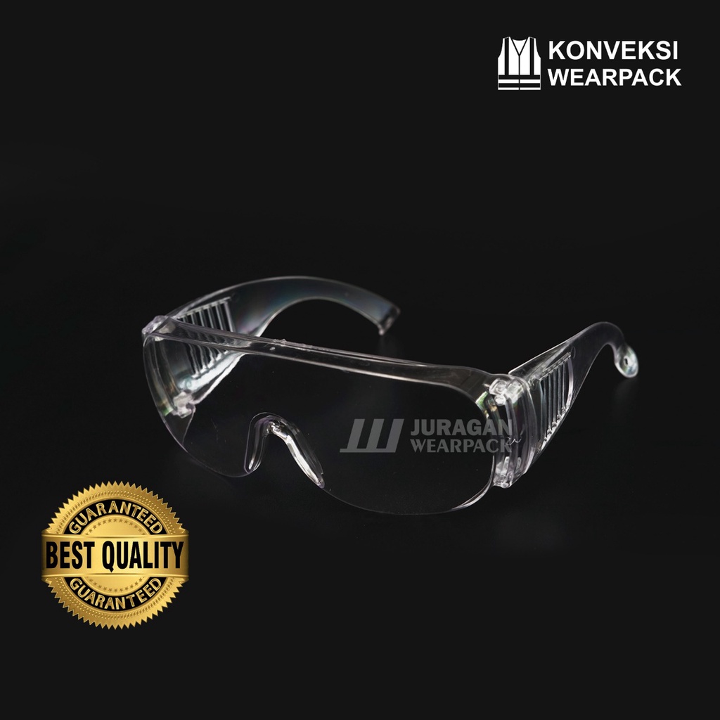 Kacamata Safety Protective Glasses Warna Putih