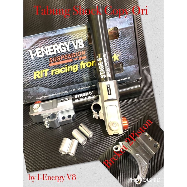 BOTTOM SHOCK ENERGY V8 TABUNG SHOCK COPY ORI BEAT VARIO MIO JUPITER DLL