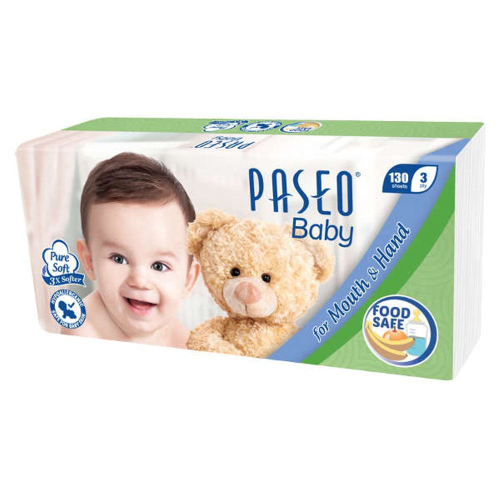 Paseo Baby Pure Soft Tissue 130 sheets