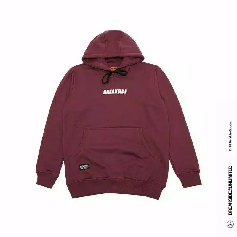 BREAKSIDE SWEATER HOODIE COLOR MAROON