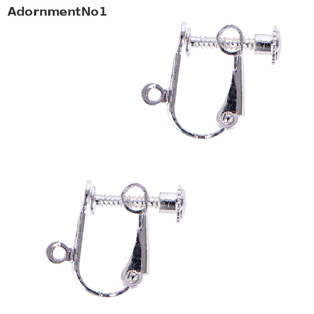 (AdornmentNo1) 10pcs / Set Klip / Jepit Anting Bentuk U Tanpa Tindik Untuk Membuat Perhiasan DIY