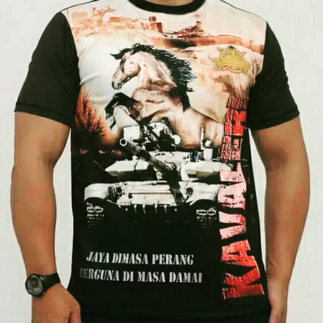 KAOS TNI KAVALERI JERSEY SINGLE PRINT